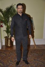 Sanjay Suri at the Muhurat of the film _Veda_ in Taj, Mumbai on 26th Aug 2014